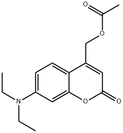 (7-(二乙基氨基)-2-氧代-2H-色烯-4-基) 乙酸甲酯 结构式