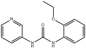 1-(2-ethoxyphenyl)-3-pyridin-3-ylurea 结构式