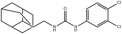 1-[2-(2-adamantyl)ethyl]-3-(3,4-dichlorophenyl)urea 结构式