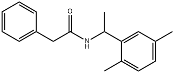 N-[1-(2,5-dimethylphenyl)ethyl]-2-phenylacetamide 结构式