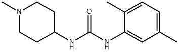 1-(2,5-dimethylphenyl)-3-(1-methylpiperidin-4-yl)urea 结构式