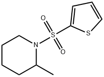 2-methyl-1-thiophen-2-ylsulfonylpiperidine 结构式