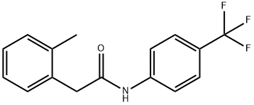 2-(2-methylphenyl)-N-[4-(trifluoromethyl)phenyl]acetamide 结构式