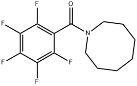 azocan-1-yl-(2,3,4,5,6-pentafluorophenyl)methanone 结构式