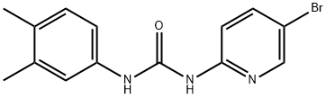 1-(5-bromopyridin-2-yl)-3-(3,4-dimethylphenyl)urea 结构式