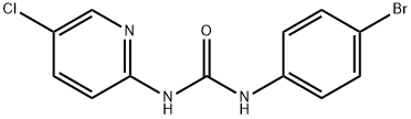 1-(4-bromophenyl)-3-(5-chloropyridin-2-yl)urea 结构式