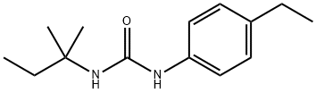 1-(4-ethylphenyl)-3-(2-methylbutan-2-yl)urea 结构式