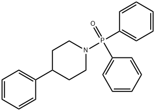 1-diphenylphosphoryl-4-phenylpiperidine 结构式