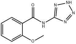 2-methoxy-N-(2H-tetrazol-5-yl)benzamide 结构式