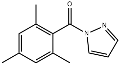 pyrazol-1-yl-(2,4,6-trimethylphenyl)methanone 结构式