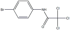 N-(4-bromophenyl)-2,2,2-trichloroacetamide 结构式