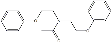 N,N-bis(2-phenoxyethyl)acetamide 结构式