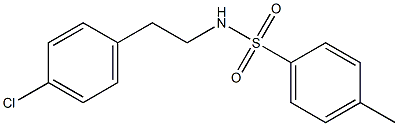 N-[2-(4-chlorophenyl)ethyl]-4-methylbenzenesulfonamide 结构式