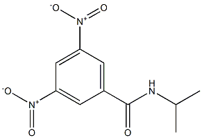 3,5-dinitro-N-propan-2-ylbenzamide 结构式