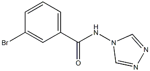 3-bromo-N-(1,2,4-triazol-4-yl)benzamide 结构式
