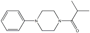 2-methyl-1-(4-phenylpiperazin-1-yl)propan-1-one 结构式