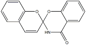 spiro[3H-1,3-benzoxazine-2,2'-chromene]-4-one 结构式