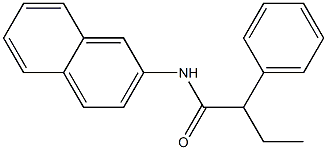 N-naphthalen-2-yl-2-phenylbutanamide 结构式