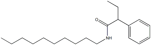 N-decyl-2-phenylbutanamide 结构式