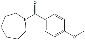 azepan-1-yl-(4-methoxyphenyl)methanone 结构式