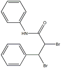 2,3-dibromo-N,3-diphenylpropanamide 结构式