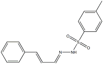 4-methyl-N-[(E)-[(E)-3-phenylprop-2-enylidene]amino]benzenesulfonamide 结构式