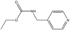 ethyl N-(pyridin-4-ylmethyl)carbamate 结构式