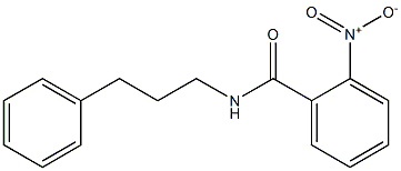 2-nitro-N-(3-phenylpropyl)benzamide 结构式