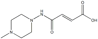 (E)-4-[(4-methylpiperazin-1-yl)amino]-4-oxobut-2-enoic acid 结构式