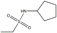 N-cyclopentylethanesulfonamide 结构式