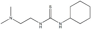 1-cyclohexyl-3-[2-(dimethylamino)ethyl]thiourea 结构式