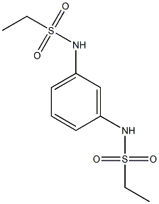 N-[3-(ethylsulfonylamino)phenyl]ethanesulfonamide 结构式