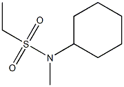 N-cyclohexyl-N-methylethanesulfonamide 结构式