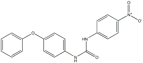 1-(4-nitrophenyl)-3-(4-phenoxyphenyl)urea 结构式