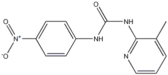 1-(3-methylpyridin-2-yl)-3-(4-nitrophenyl)urea 结构式