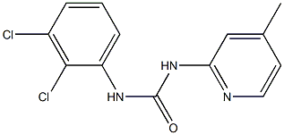 1-(2,3-dichlorophenyl)-3-(4-methylpyridin-2-yl)urea 结构式