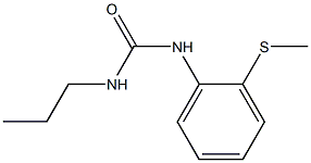 1-(2-methylsulfanylphenyl)-3-propylurea 结构式