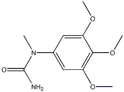 (3,4,5-trimethoxyphenyl)methylurea 结构式