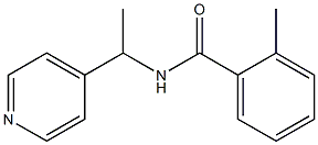 2-methyl-N-(1-pyridin-4-ylethyl)benzamide 结构式