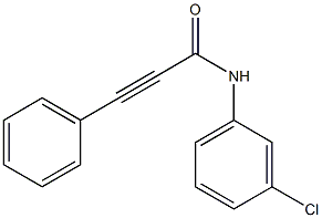 N-(3-chlorophenyl)-3-phenylprop-2-ynamide 结构式