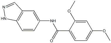 N-(1H-indazol-5-yl)-2,4-dimethoxybenzamide 结构式