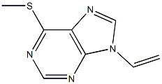 9-ethenyl-6-methylsulfanylpurine 结构式