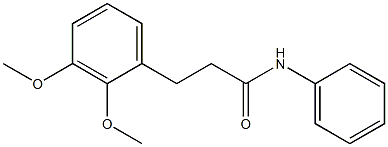 3-(2,3-dimethoxyphenyl)-N-phenylpropanamide 结构式