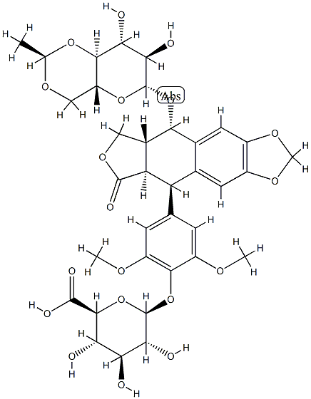 etoposide glucuronide 结构式