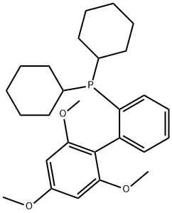 2-二环己基磷-2,4,6-三甲氧基联苯 结构式
