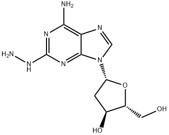 2'-Deoxy-2-hydrozinoadenosine 结构式