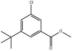 3-CHLORO-5-TERT-BUTYL-METHYL BENZOATE 结构式