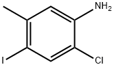 2-氯-4-碘-5-甲基苯胺 结构式