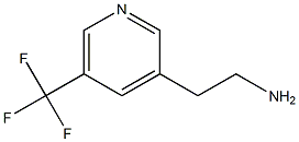 2-(5-Trifluoromethyl-pyridin-3-yl)-ethylamine 结构式