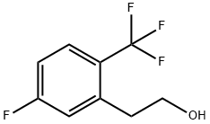 2-(5-FLUORO-2-(TRIFLUOROMETHYL)PHENYL)ETHANOL 结构式